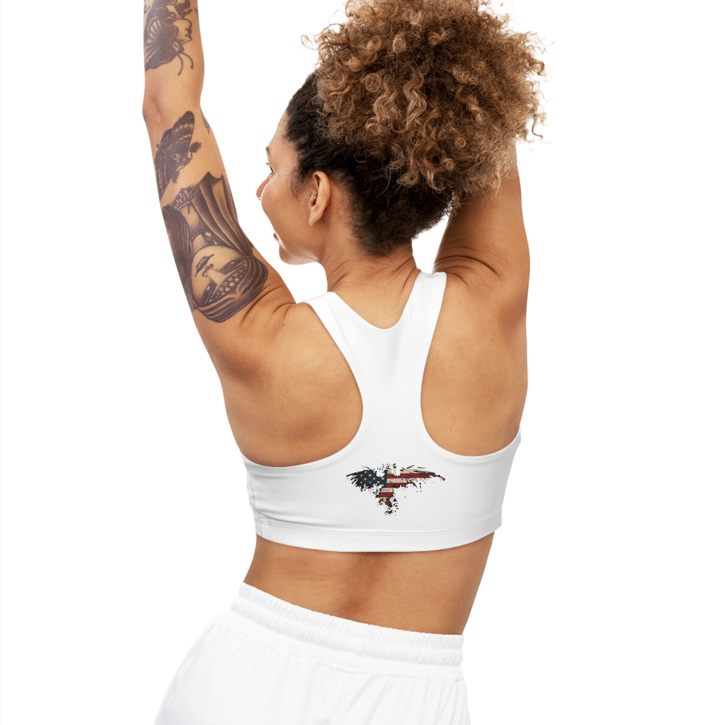 InkdDaddy Sports Bra (white)