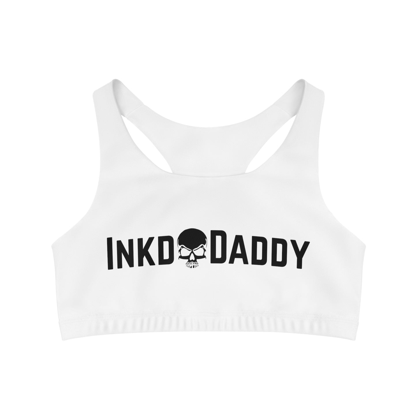 InkdDaddy Sports Bra (white)