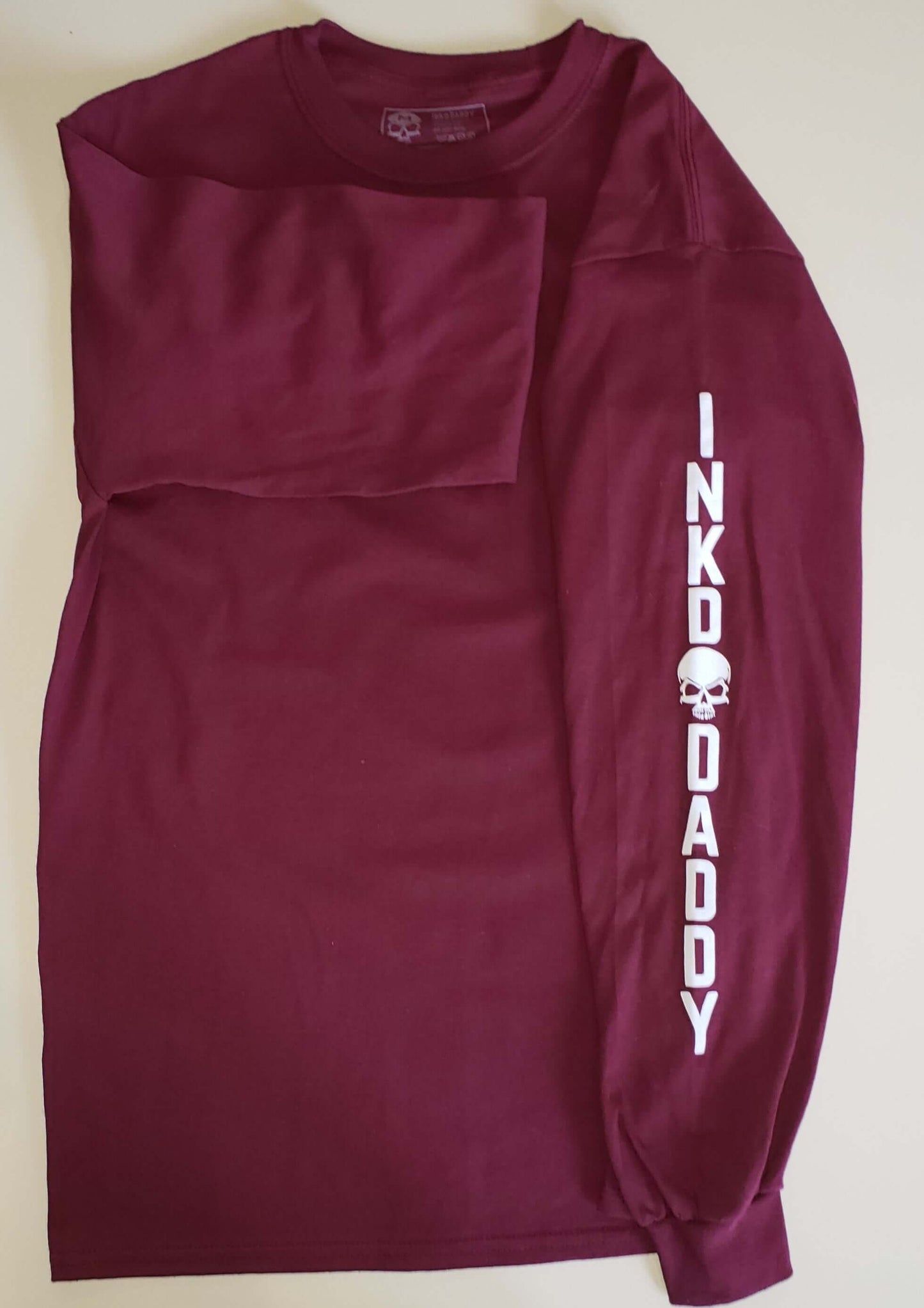 Inkddaddy skull on hats and shirts multiple colors