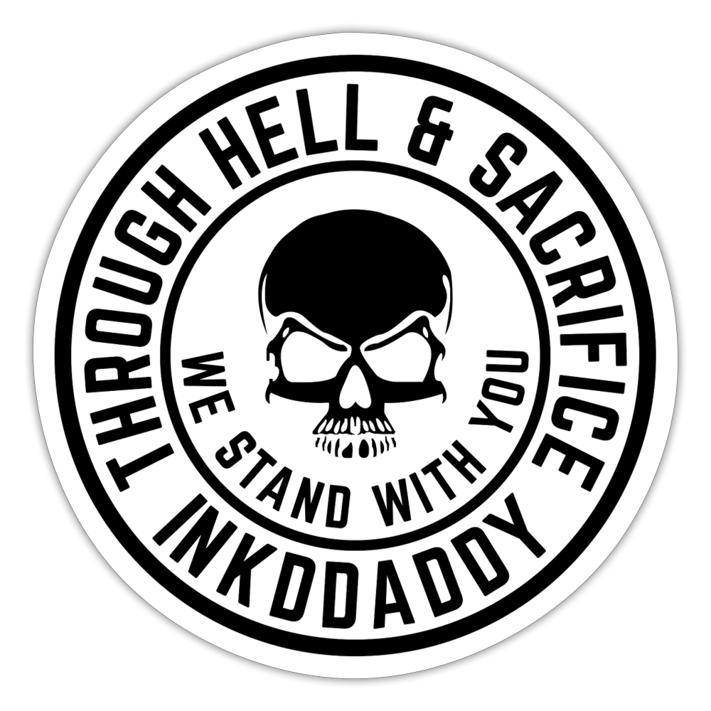 Sticker - white matte