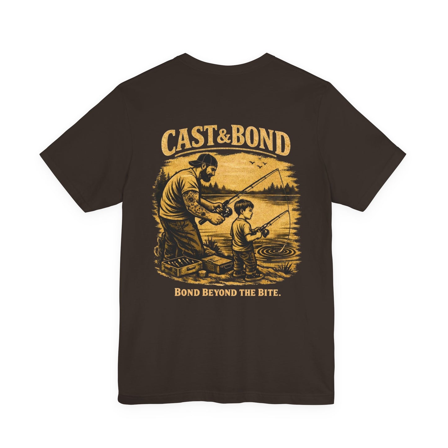 Cast & Bond Fishing Tee — "Bond Beyond the Bite" Father‑Son Fishing T-Shirt