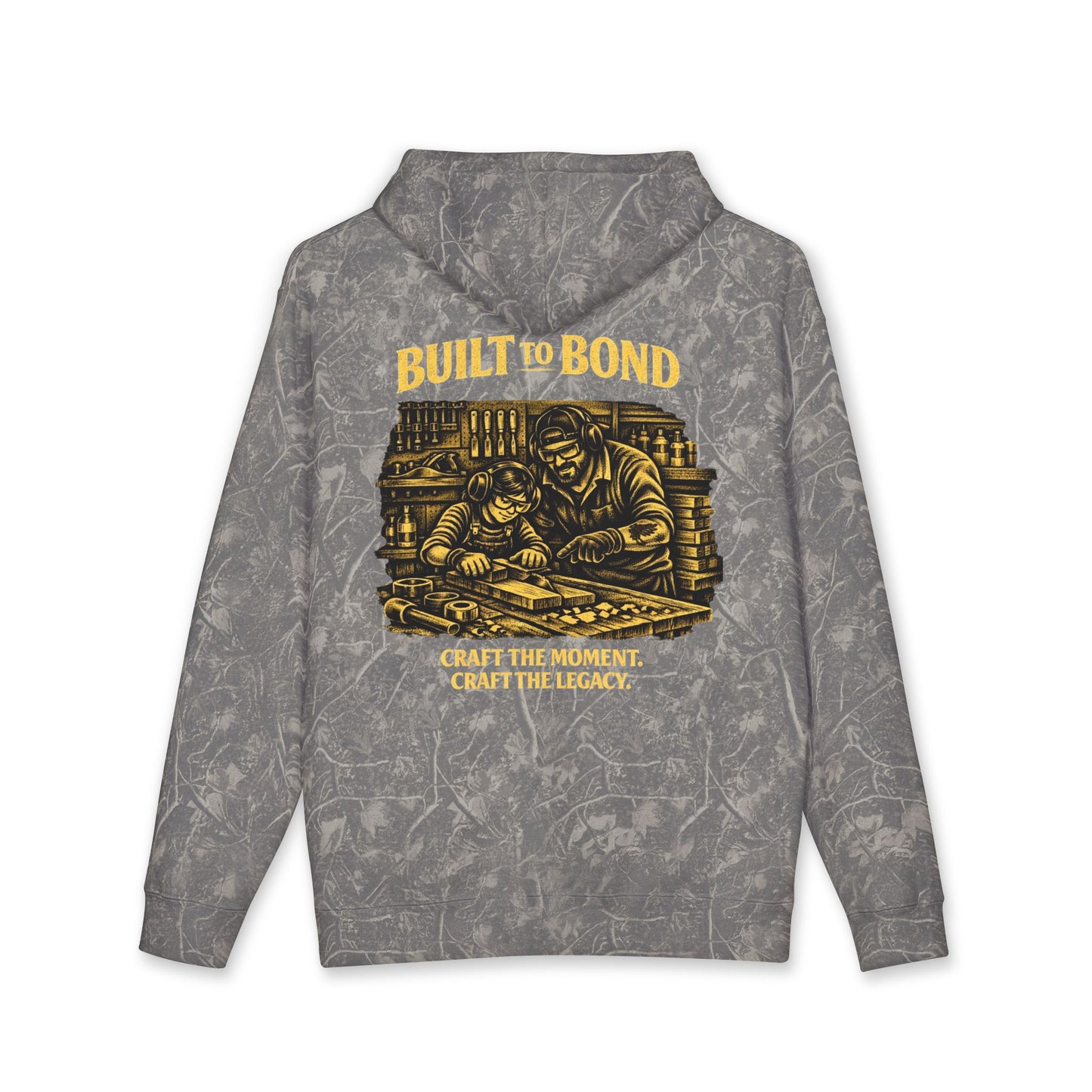 Built to Bond Hoodie — 'Craft the Moment, Craft the Legacy' Woodworker Sweatshirt