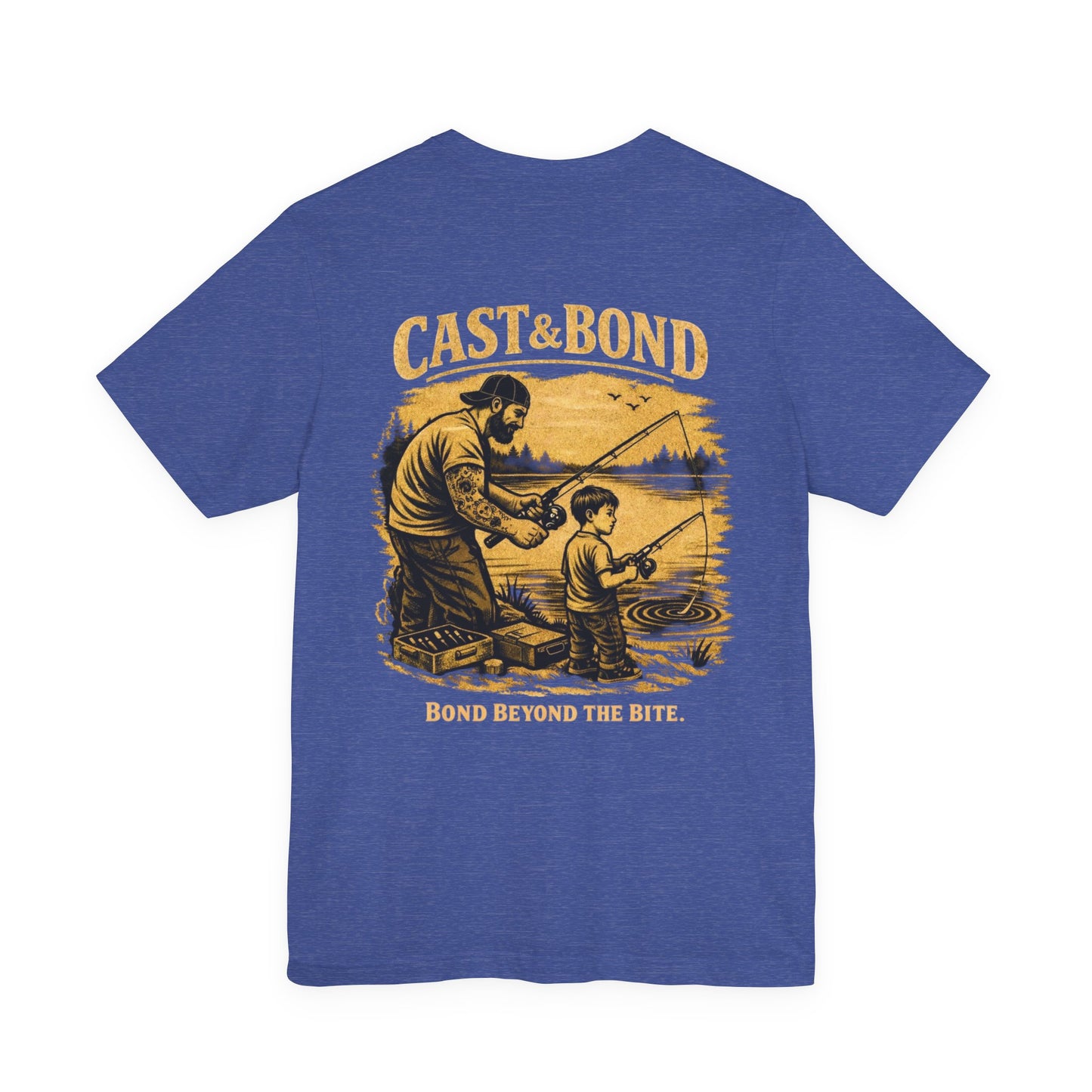 Cast & Bond Fishing Tee — "Bond Beyond the Bite" Father‑Son Fishing T-Shirt