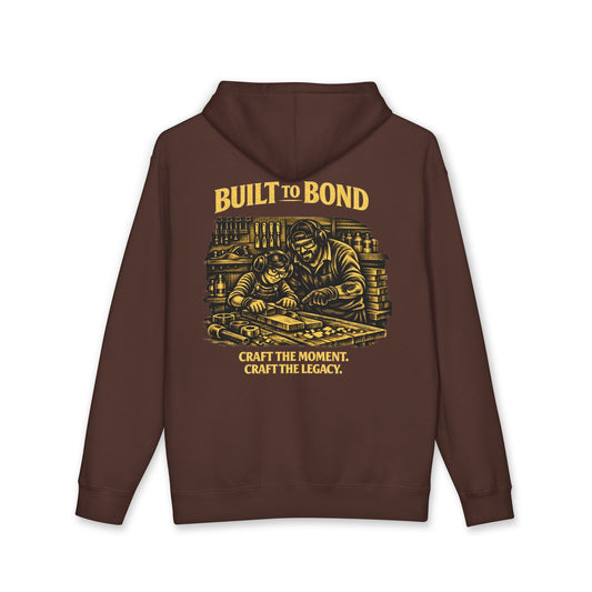 Built to Bond Hoodie — 'Craft the Moment, Craft the Legacy' Woodworker Sweatshirt