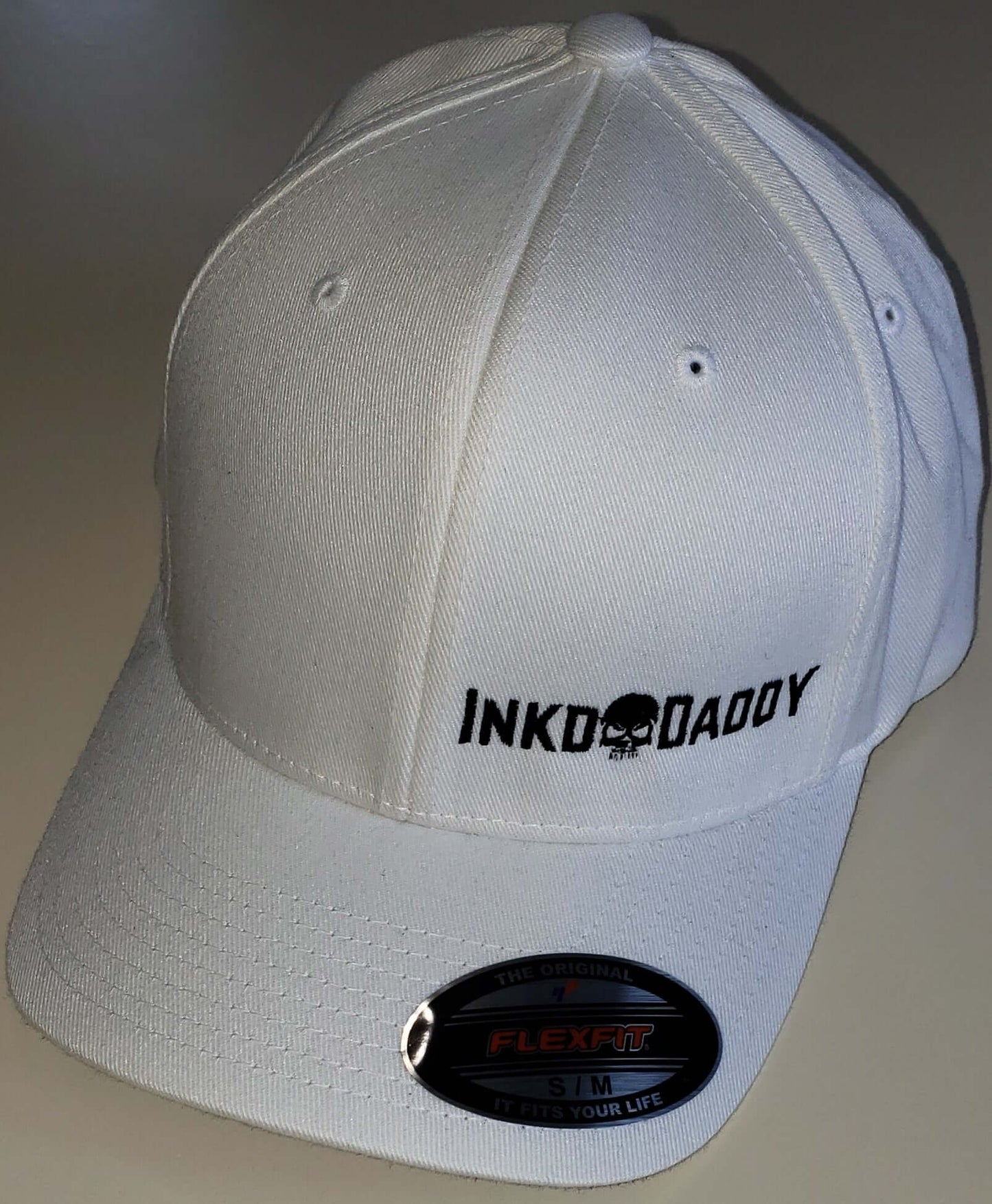 Inkddaddy skull on hats and shirts multiple colors